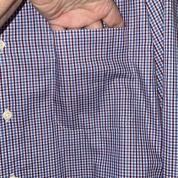 Peter Millar plaid button down shirt - Picture 3 of 7